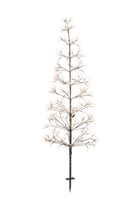 Juletræ med 1980 micro LED 180 cm